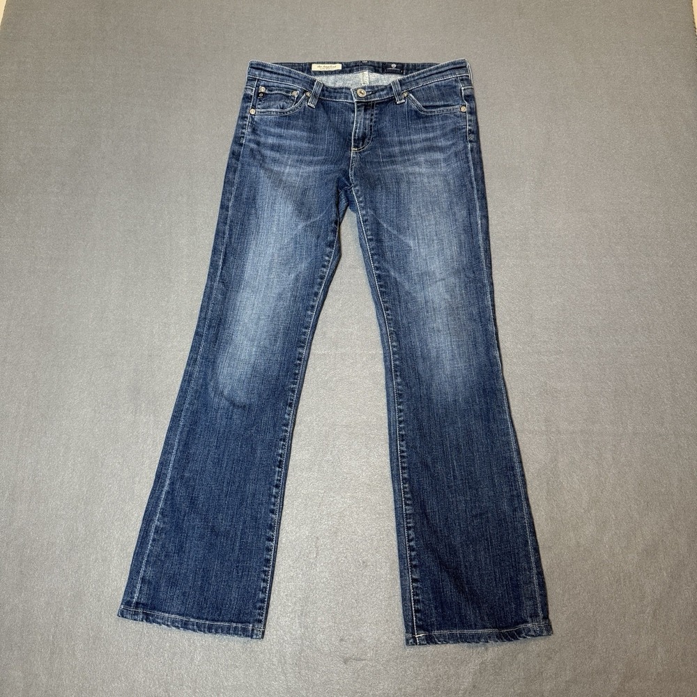 AG Adriano Goldschmied Angelina Petite Boot Cut Denim Blue Jeans Women's 27R